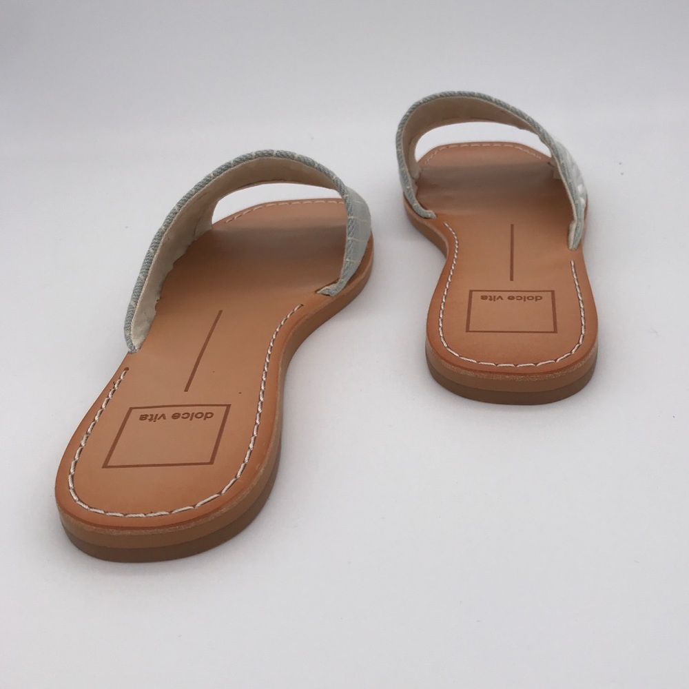 Dolce Vita Cato Sandals in denim embroidery - Picture 6 of 8